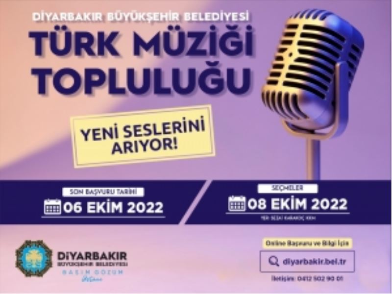 DBB Türk Müziği Topluluğu yeni seslerini arıyor