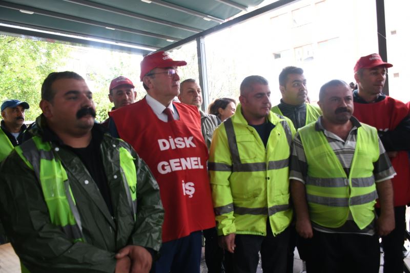 BAŞKAN ELÇİN’DEN, BELEDİYE İŞÇİLERİNİN KADRO İSTEKLERİNE DESTEK