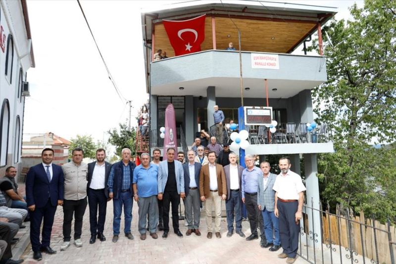 Eski Bahçekaya Yeni Meydan Ve Mahalle Konağına Kavuştu