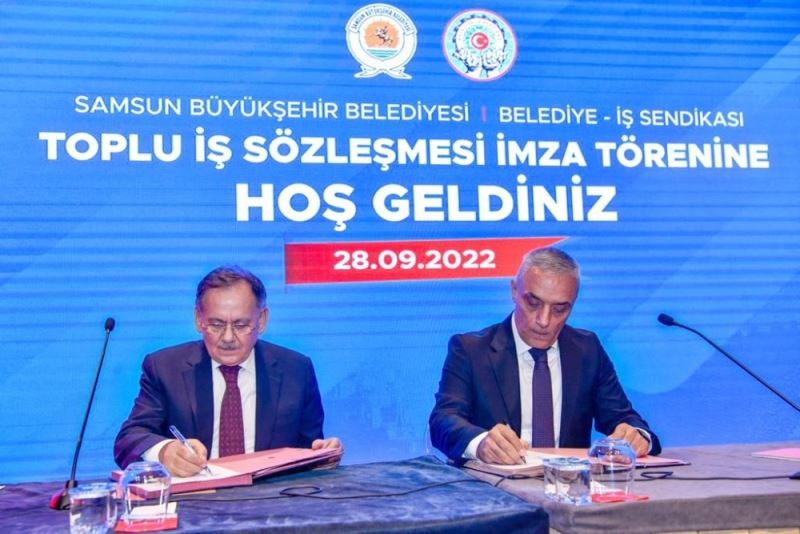 Büyükşehir’de toplu sözleşme