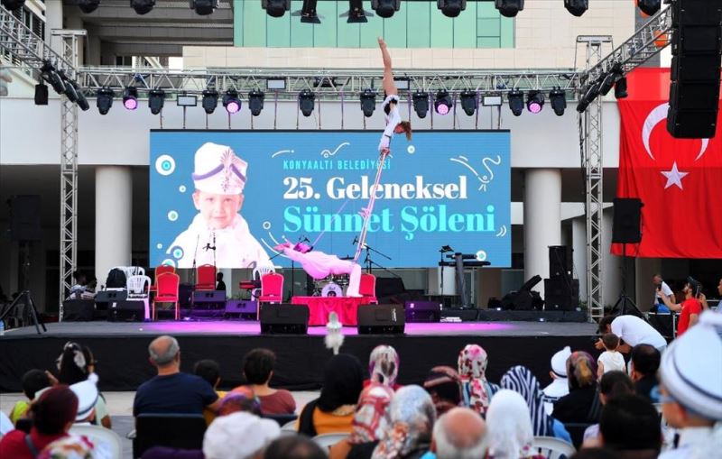 Konyaaltı’nda renkli sünnet şöleni