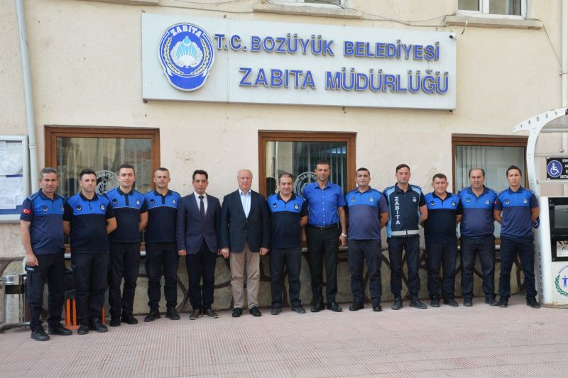 BAŞKAN YARDIMCILARINDAN ZABITA TEŞKİLATI’NA ZİYARET