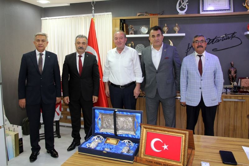 Başkan Erdem’den, Başkan Şahiner ‘e Ziyaret