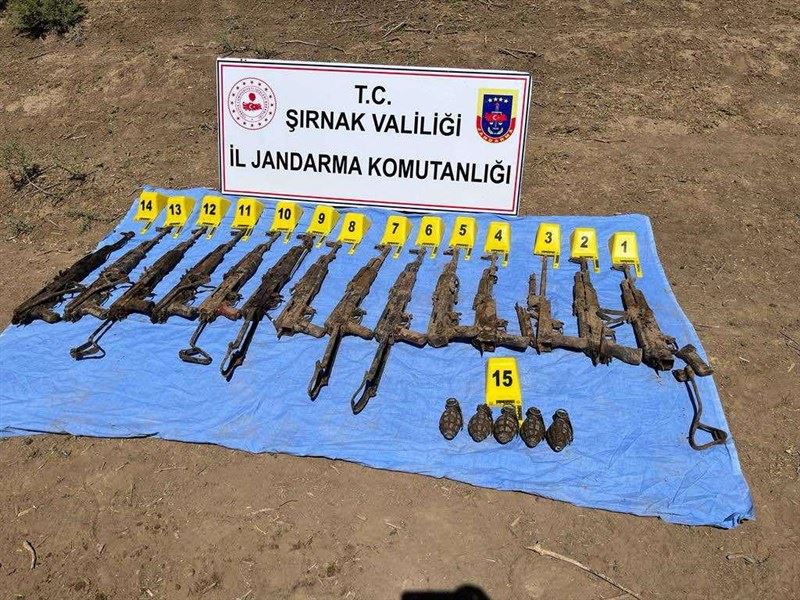 Eren Operasyonlarıyla PKK Terör Örgütüne Ait Cephane Ele Geçirildi