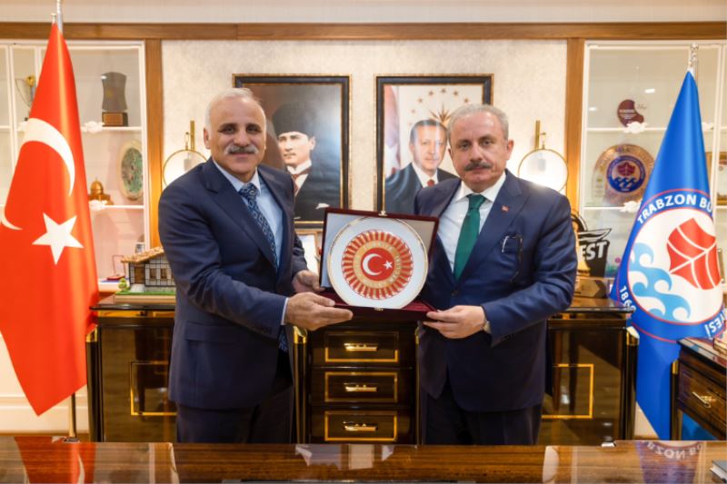 TBMM BAŞKANI ŞENTOP BÜYÜKŞEHİR’İ ZİYARET ETTİ