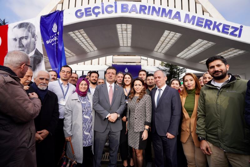 BÜYÜK İSTANBUL OTOGARI’NDA ‘GEÇİCİ BARINMA MERKEZİ’ AÇILDI