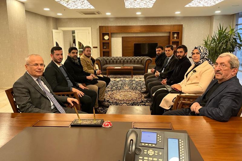 Mehmet Ceylan ve Ak Parti Teşkilatı Başkan Vergili’yi Ziyaret Etti