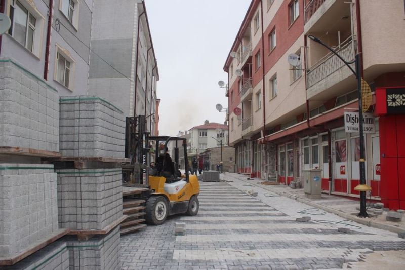 Şehit Asteğmen Yüksel Şahan Caddesi’nde Üst Yapı Çalışmaları