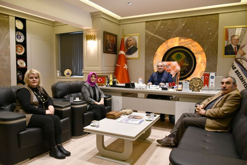 Rasime Fedakar’dan, Başkan Şahin’e Ziyaret