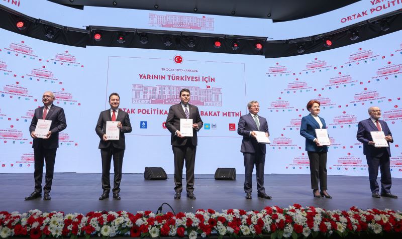 Başkan Seçer Millet İttifakı’nın ‘Ortak Politikalar Mutabakat Metni’ Törenine Katıldı