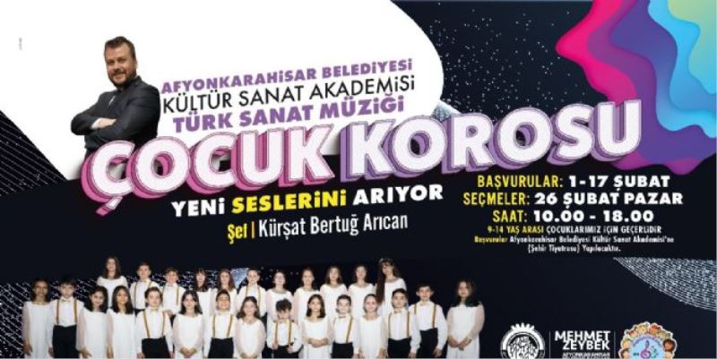 ÇOCUK KOROSU YENİ SESLERİNİ ARIYOR