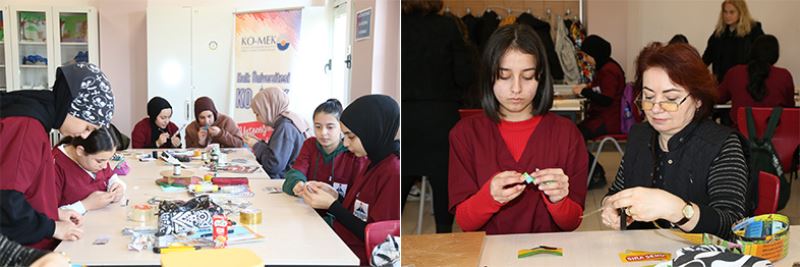 Atık kağıtlar maharetli ellerde sanata dönüştü