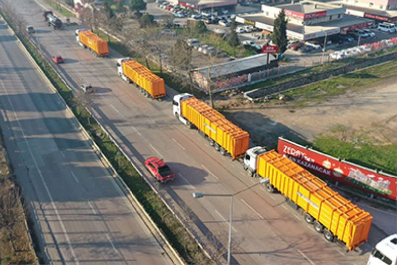 Atık aktarma araçları hizmete başladı