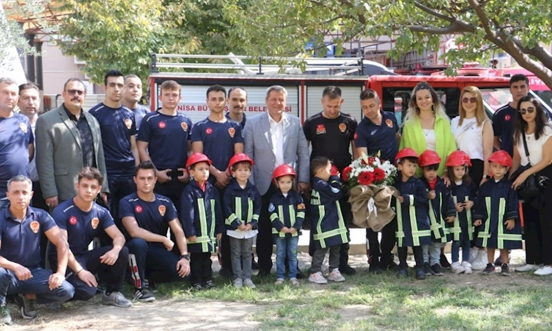 Büyükşehir’in Miniklerinden İtfaiye Haftası Ziyareti