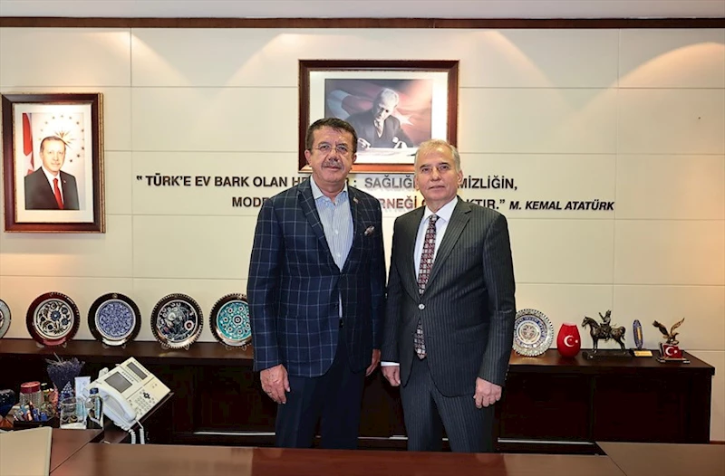 AK Parti Genel Başkan Yardımcısı Zeybekci’den Başkan Zolan’a ziyaret