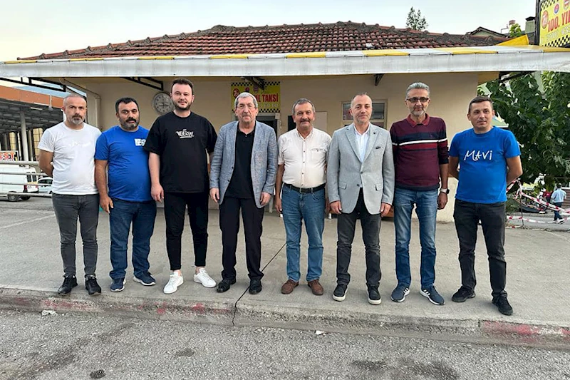 Başkan Vergili 100. Yıl Taksici Esnaflarını Ziyaret Etti
