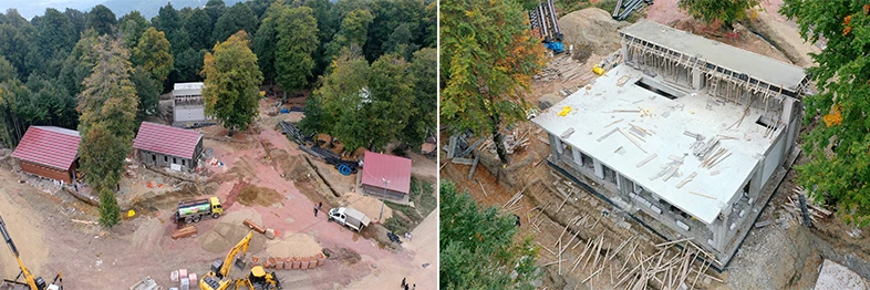 Kuzuyayla’daki sosyal alanlarda hummalı çalışma