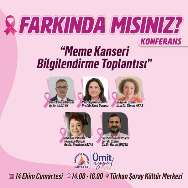 Meme kanseri farkındalığına destek