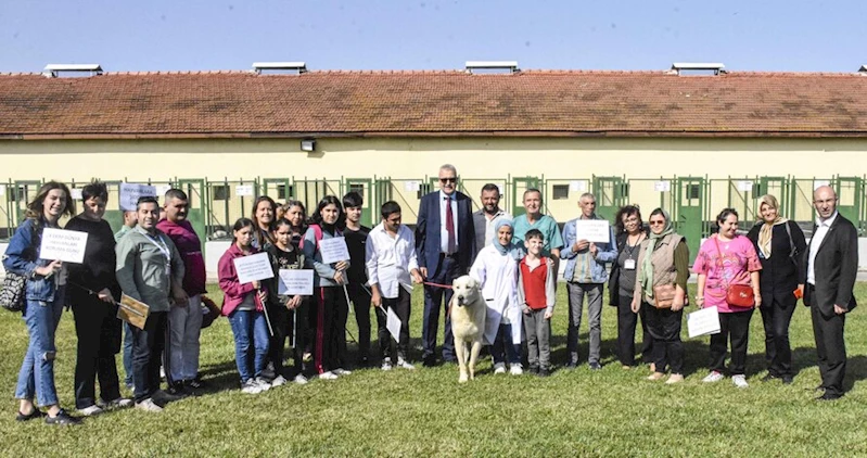 Hayvanları Koruma Günü’nde Karacabey Harası’na çok özel ziyaret