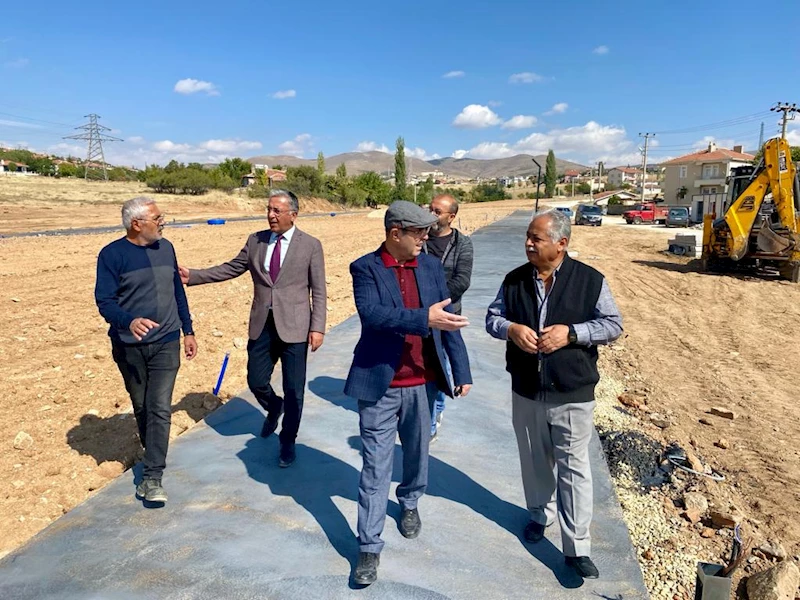 BAŞKANIMIZ EKİCİOĞLU, SAHA ÇALIŞMALARINI YERİNDE İNCELİYOR