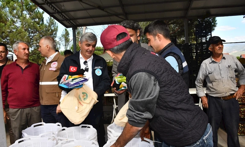 Hünnap Hasadındaki Emekçilere Koruyucu Ekipman Dağıtıldı