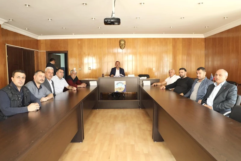 SS. Yıldız Hurdacılar Toplu İş Yeri Kooperatifi Yönetimi Belediye Başkanımız Av. Mustafa İlmek ile istişare