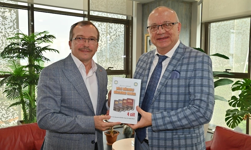Başkan Ergün, Uğur Aydemir’i Konuk Etti