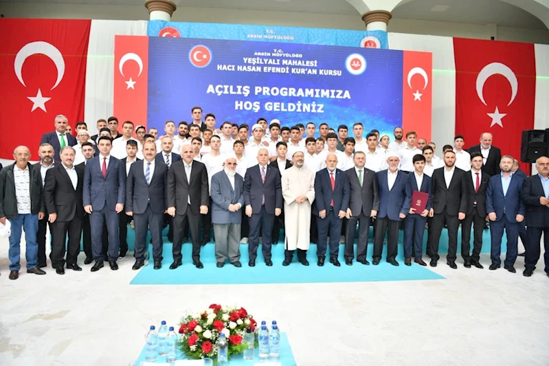 DİYANET İŞLERİ BAŞKANI ERBAŞ TRABZON’DA AÇILIŞLARA KATILDI