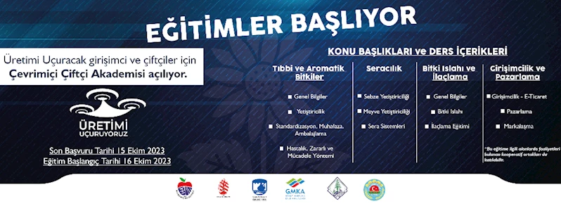 “Üretimi Uçuracak” Girişimci ve Çiftçiler İçin Eğitimler Başlıyor