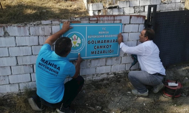 Mezarlık Levha ve Tabelaları Yenileniyor