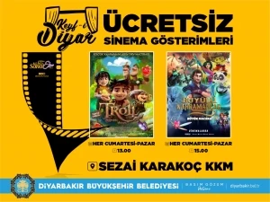 Çocuklar için ücretsiz sinema gösterimleri
