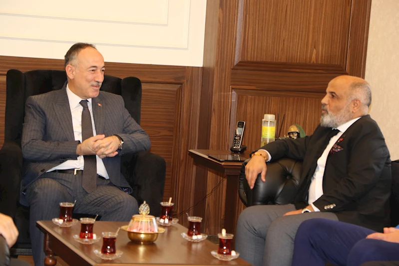 DEPLASMAN ÖNCESİ BAŞKAN SAYGILI’YA ZİYARET