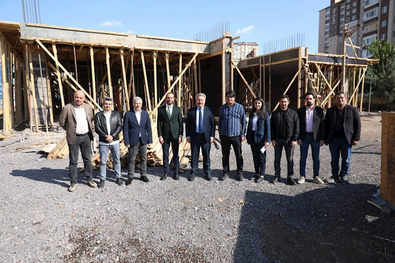 GÜLÜK MAHALLESİ’NE DEĞER KATACAK OLAN SOSYAL TESİS HIZLA TAMAMLANIYOR