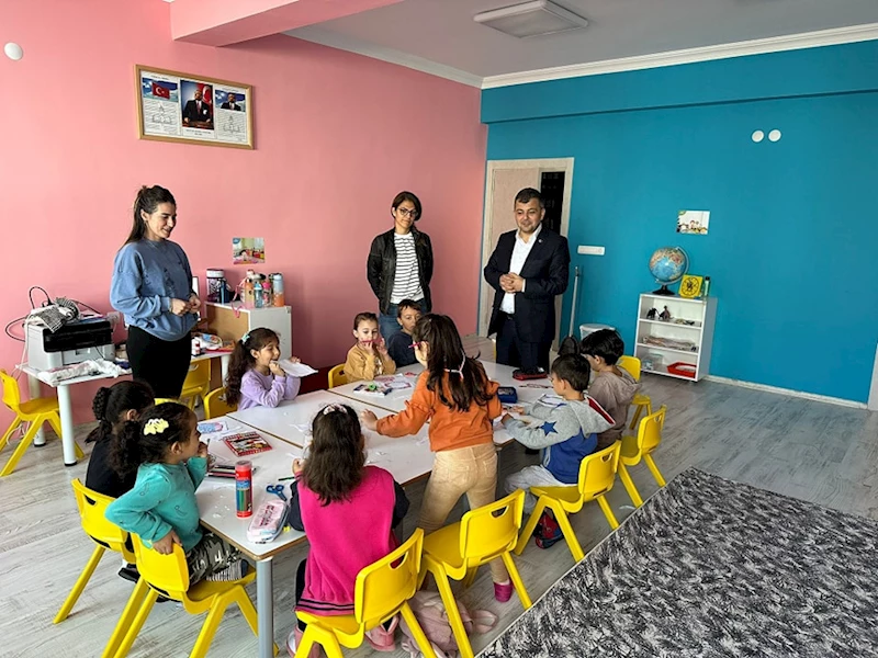Belediye Başkanımız Serkan Koyuncu’dan Rabia – Recep Kuş Anaokuluna Ziyaret