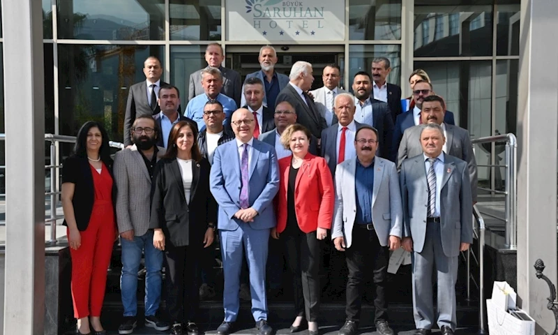 Başkan Ergün, Muhtar Dernek Başkanlarını Ağırladı