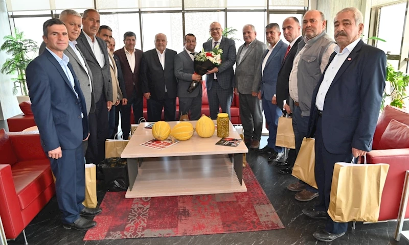 Saruhanlılı Muhtarlardan Başkan Ergün