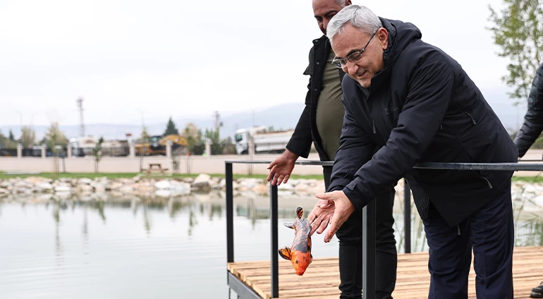 YEDİGÖLLER’E KOİ BALIĞI BIRAKILDI