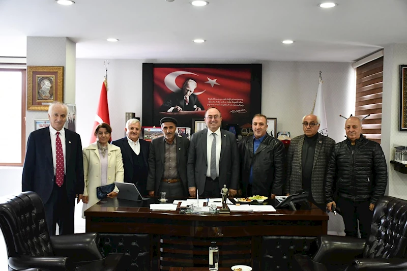 BAŞKAN ELÇİN MUHTARLARLA BİR ARAYA GELDİ