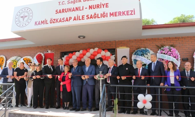 Kamil Özkasap Aile Sağlığı Merkezi törenle açıldı