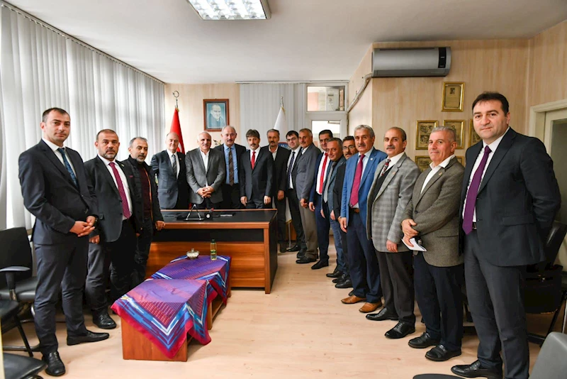 BAŞKAN ZORLUOĞLU TRABZON MUHTARLAR FEDERASYONU’NU ZİYARET ETTİ