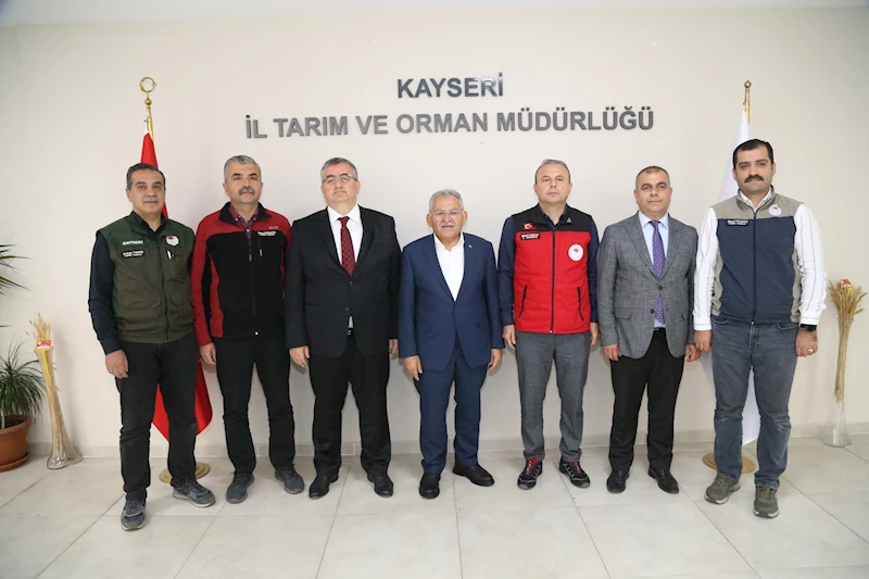Başkan Büyükkılıç’tan İl Tarım ve Orman Müdürü Saklav’a 