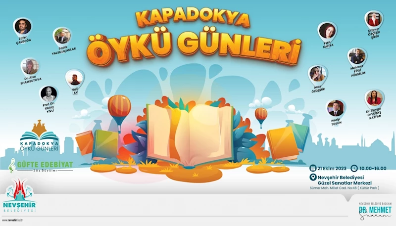 “Kapadokya Öykü Günleri” Başlıyor