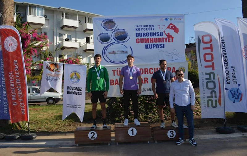 Büyükşehir kano takımı Muğla’da podyuma çıktı