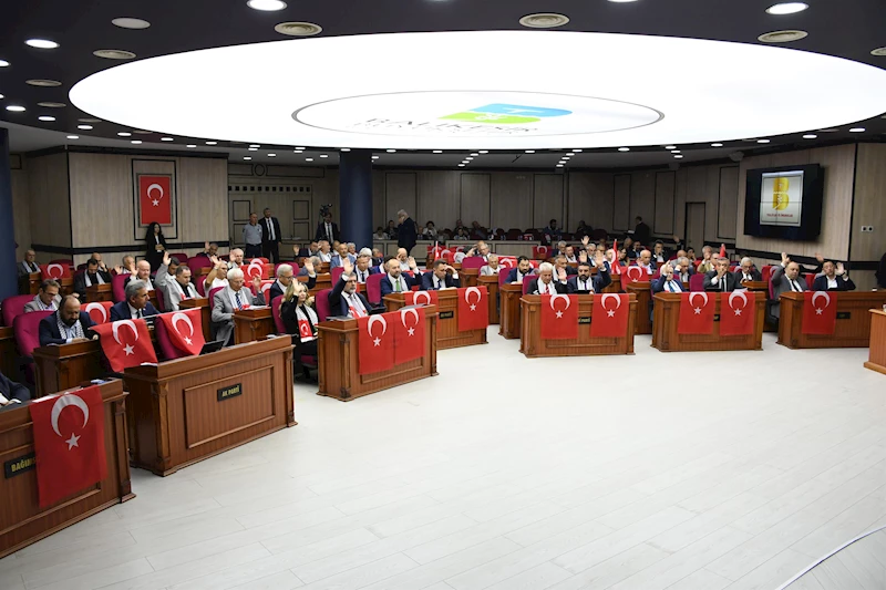 Büyükşehir Belediye Meclisi’nden İsrail’e Kınama