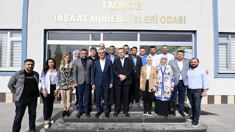Başkan Güngör, İnşaat Mühendisleri Odasıyla Bir Araya Geldi