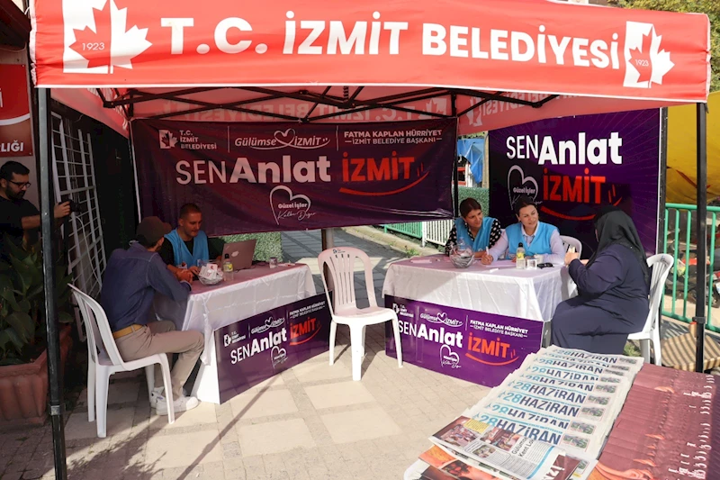 İZMİT BELEDİYESİ HALK GÜNLERİNDE SERDAR MAHALLESİNİ DİNLEDİ