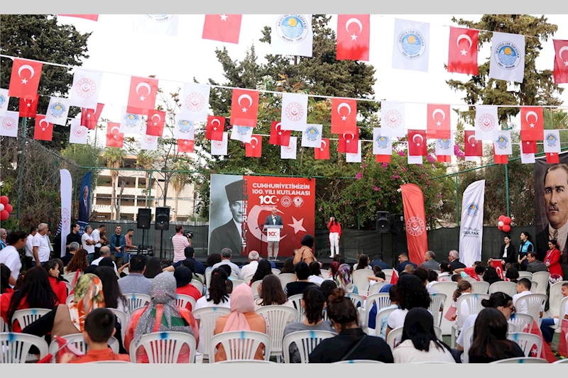 CUMHURİYETİN 100’ÜNCÜ YAŞI SEVGİ EVİNDE DÜZENLENEN ÖZEL TÖRENLE KUTLANDI