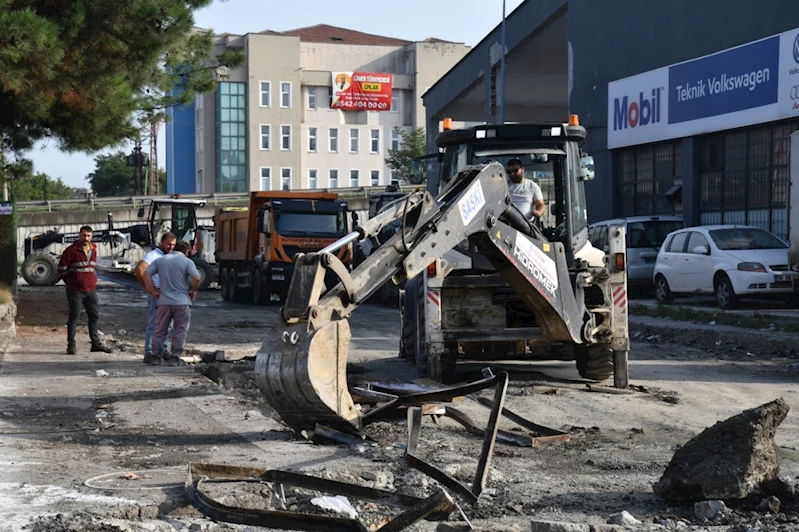 Sanayi bölgesinde hummalı çalışma
