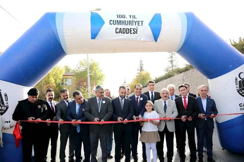 Çankırı’da Bir Caddeye “100. Yıl Cumhuriyet Caddesi” İsmi Verildi