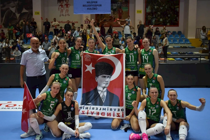 Nilüfer’in sultanları galibiyet serisini sürdürüyor